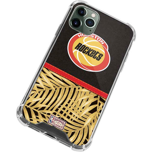 NBA Houston Rockets Retro Palms iPhone 12 Pro Clear Case