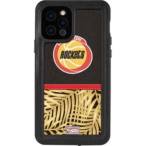 NBA Houston Rockets Retro Palms iPhone 12 Pro Waterproof Case