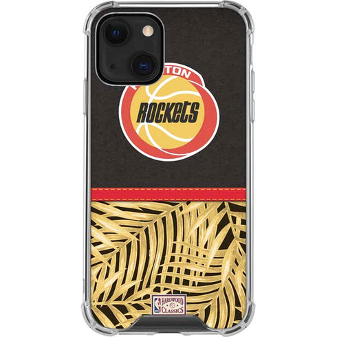 NBA Houston Rockets Retro Palms iPhone 13 Clear Case