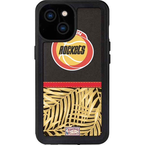 NBA Houston Rockets Retro Palms iPhone 13 Mini Waterproof Case