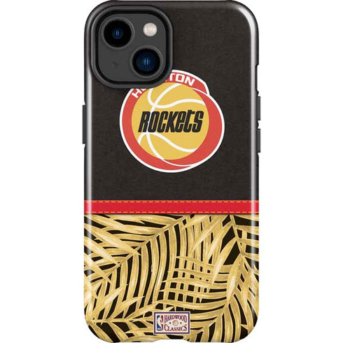 NBA Houston Rockets Retro Palms iPhone 15 Plus Impact Case