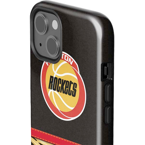 NBA Houston Rockets Retro Palms iPhone 15 Plus Impact Case