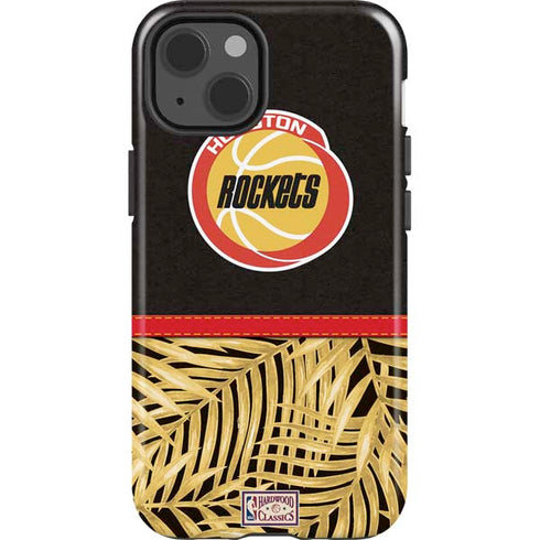 NBA Houston Rockets Retro Palms iPhone 15 Impact Case