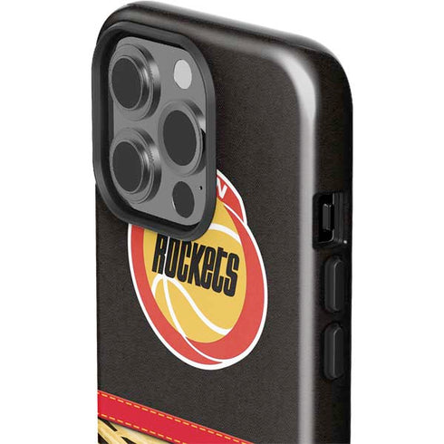 NBA Houston Rockets Retro Palms iPhone 15 Pro Impact Case