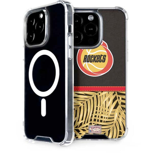 NBA Houston Rockets Retro Palms iPhone 14 Pro MagSafe Case