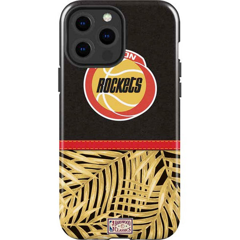 NBA Houston Rockets Retro Palms iPhone 15 Pro Max Impact Case