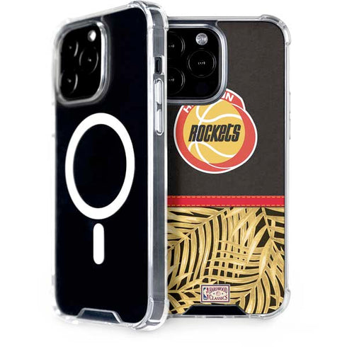 NBA Houston Rockets Retro Palms iPhone 14 Pro Max MagSafe Case