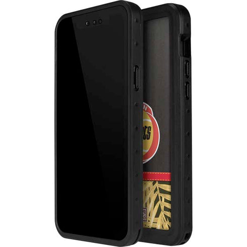 NBA Houston Rockets Retro Palms iPhone 15 Waterproof Case