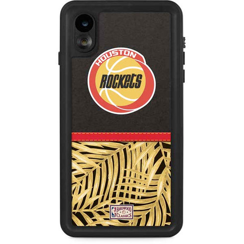 NBA Houston Rockets Retro Palms iPhone XR Waterproof Case