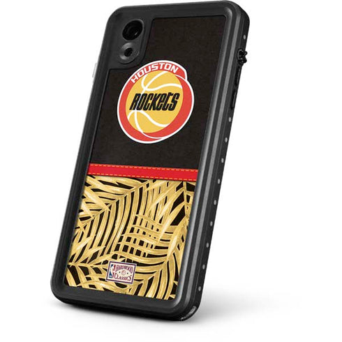 NBA Houston Rockets Retro Palms iPhone XR Waterproof Case