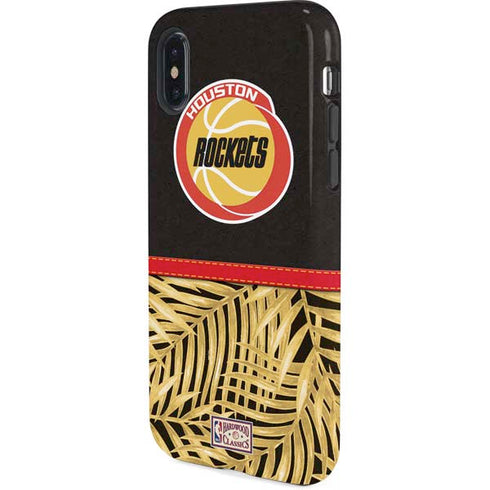 NBA Houston Rockets Retro Palms iPhone XS Pro Case