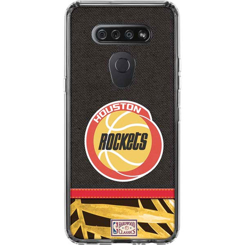 NBA Houston Rockets Retro Palms LG K51/Q51 Clear Case