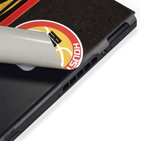 NBA Houston Rockets Retro Palms Nintendo Switch Bundle Skin