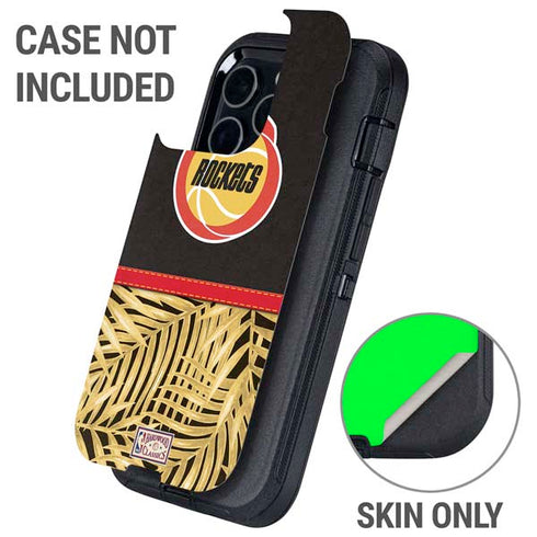 NBA Houston Rockets Retro Palms Otterbox Defender iPhone Skin