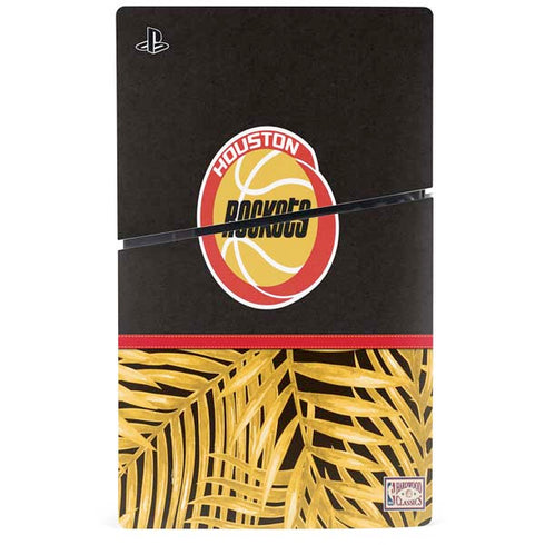 NBA Houston Rockets Retro Palms PS5 Slim Digital Edition Bundle Skin