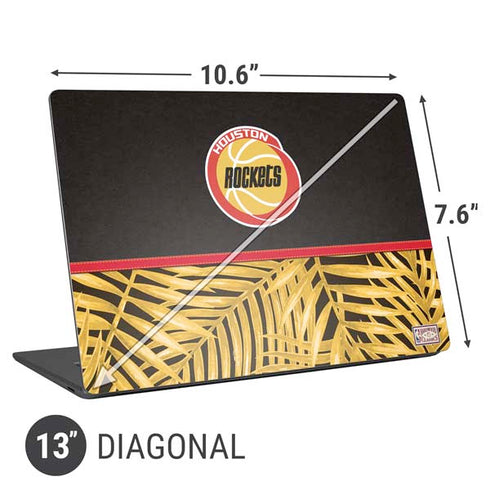 NBA Houston Rockets Retro Palms Universal Laptop 13in (10.6 x 7.6in) Skin