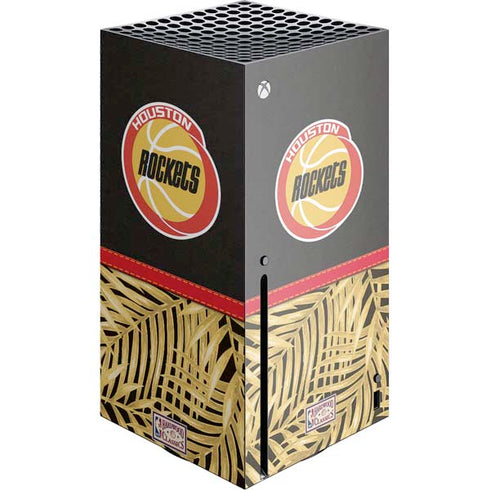 NBA Houston Rockets Retro Palms Xbox Series X Console Skin