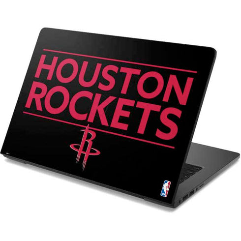 NBA Houston Rockets Standard - Black Dell Chromebook Skin