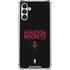 NBA Houston Rockets Standard - Black Galaxy A13 5G Clear Case