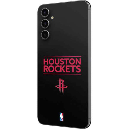 NBA Houston Rockets Standard - Black Galaxy A14 5G Skin