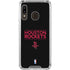NBA Houston Rockets Standard - Black Galaxy A30 Clear Case