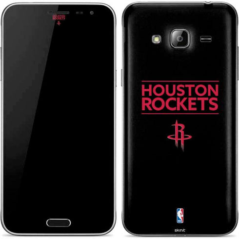 NBA Houston Rockets Standard - Black Galaxy J3 Skin
