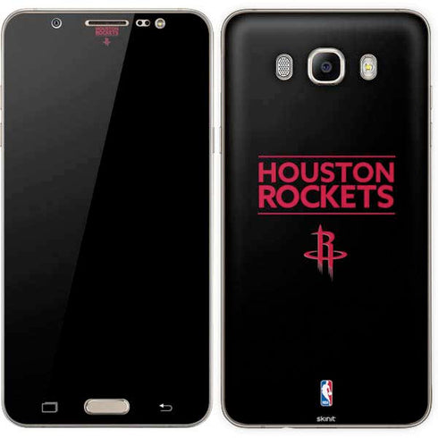 NBA Houston Rockets Standard - Black Galaxy J7 Skin