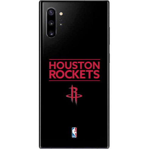NBA Houston Rockets Standard - Black Galaxy Note 10 Plus Skin