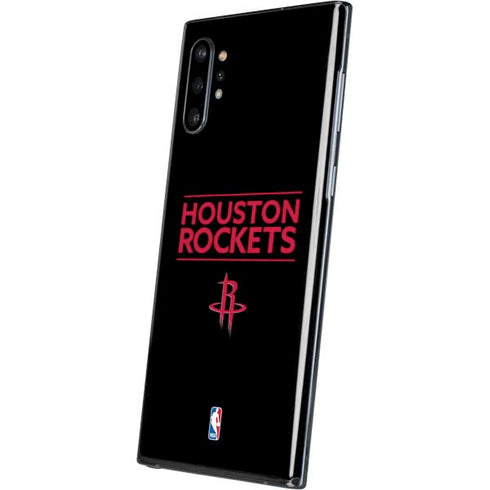 NBA Houston Rockets Standard - Black Galaxy Note 10 Plus Skin