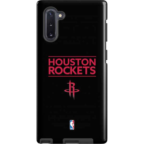 NBA Houston Rockets Standard - Black Galaxy Note 10 Pro Case