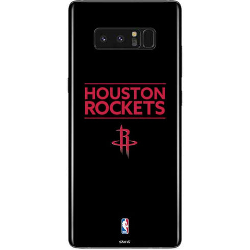 NBA Houston Rockets Standard - Black Galaxy Note 8 Skin