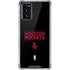 NBA Houston Rockets Standard - Black Galaxy Note20 5G Clear Case