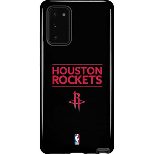 NBA Houston Rockets Standard - Black Galaxy Note20 5G Pro Case