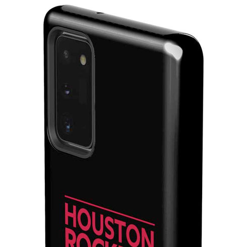 NBA Houston Rockets Standard - Black Galaxy Note20 5G Pro Case