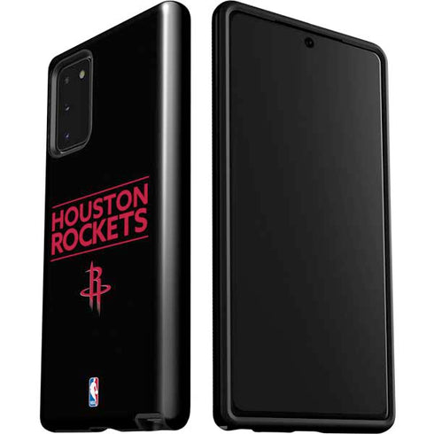 NBA Houston Rockets Standard - Black Galaxy Note20 5G Pro Case