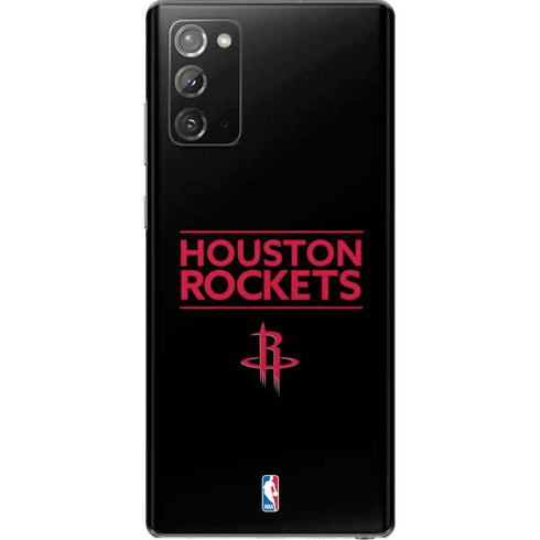 NBA Houston Rockets Standard - Black Galaxy Note20 5G Skin