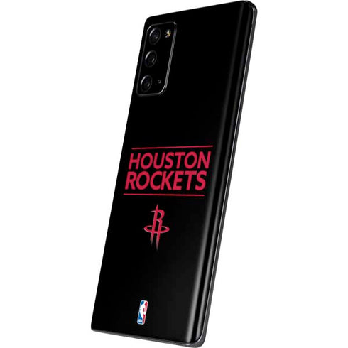 NBA Houston Rockets Standard - Black Galaxy Note20 5G Skin