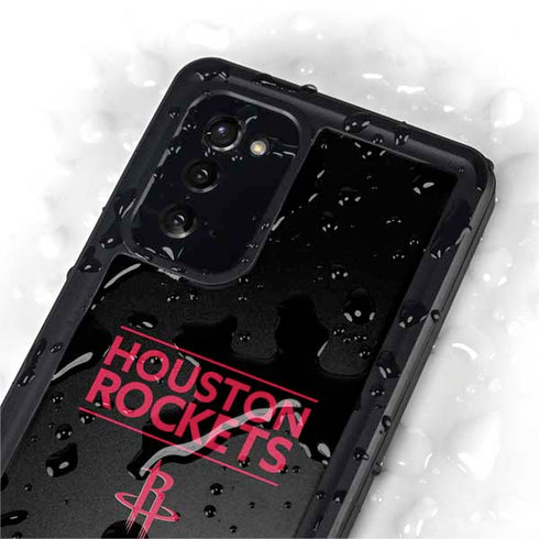 NBA Houston Rockets Standard - Black Galaxy Note20 5G Waterproof Case