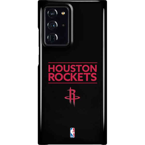 NBA Houston Rockets Standard - Black Galaxy Note20 Ultra 5G Lite Case