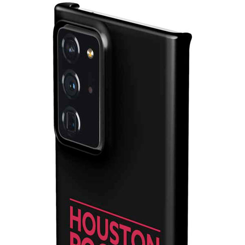 NBA Houston Rockets Standard - Black Galaxy Note20 Ultra 5G Lite Case