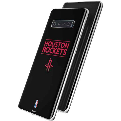 NBA Houston Rockets Standard - Black Galaxy S10 Skin