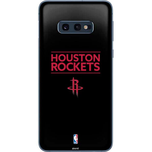 NBA Houston Rockets Standard - Black Galaxy S10e Skin