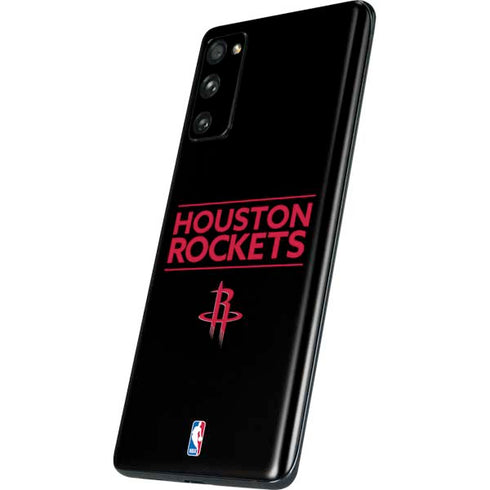 NBA Houston Rockets Standard - Black Galaxy S20 Fan Edition Skin
