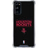 NBA Houston Rockets Standard - Black Galaxy S20 FE Clear Case