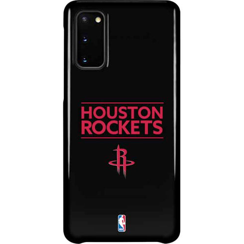 NBA Houston Rockets Standard - Black Galaxy S20 Lite Case
