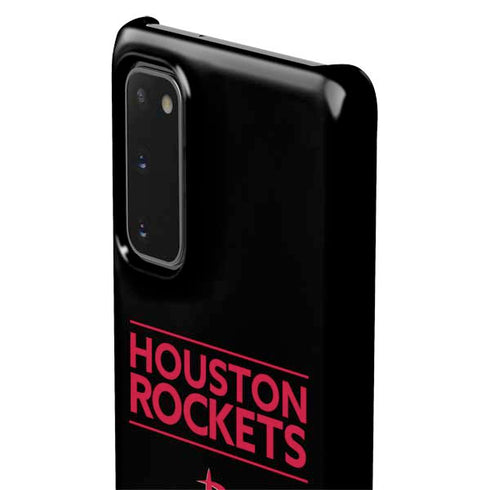 NBA Houston Rockets Standard - Black Galaxy S20 Lite Case