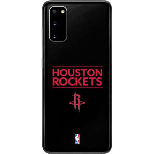 NBA Houston Rockets Standard - Black Galaxy S20 Skin