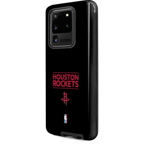 NBA Houston Rockets Standard - Black Galaxy S20 Ultra 5G Pro Case