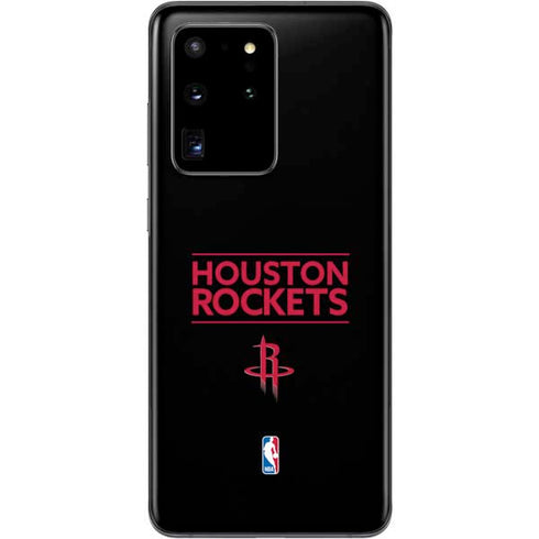 NBA Houston Rockets Standard - Black Galaxy S20 Ultra 5G Skin