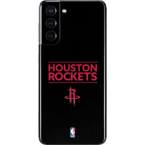 NBA Houston Rockets Standard - Black Galaxy S21 5G Skin